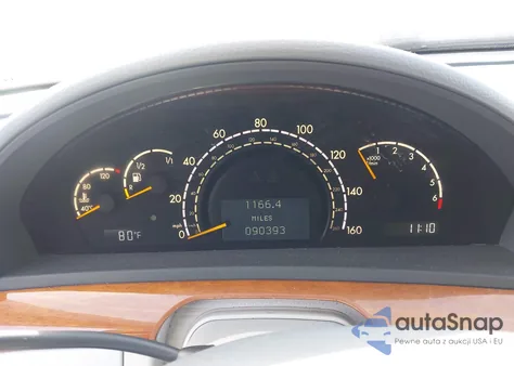 2001 Mercedes-Benz S 430 из США, поврежденный, VIN WDBNG70J11A221376